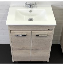 Тумба с раковиной Comforty Марио 60 Дуб дымчатый
