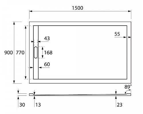 Ножки для поддона Cezares TRAY-LEGS-AS-10 Ножки для поддона Cezares TRAY-LEGS-AS-10