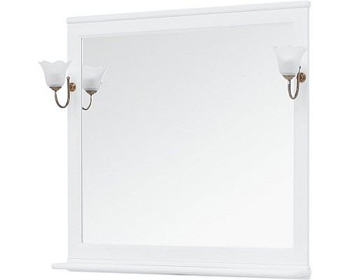 Зеркало Aquanet Валенса NEW 105 белый