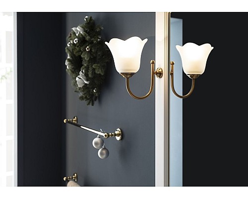 Зеркало Aquanet Валенса NEW 105 белый