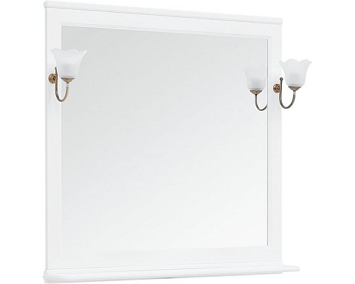 Зеркало Aquanet Валенса NEW 105 белый