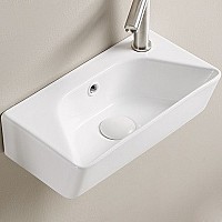Раковина CeramaLux 40 78578L Белая глянцевая