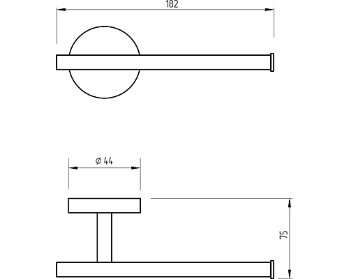 Держатель туалетной бумаги Migliore Fortis 31763 Черный матовый