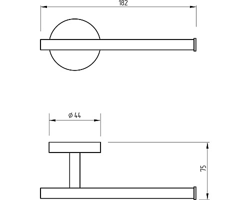 Держатель туалетной бумаги Migliore Fortis 31763 Черный матовый