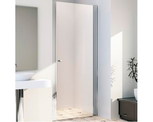 Душевая дверь в нишу Radomir 100 1-10-2-0-0-1410 профиль Хром стекло прозрачное