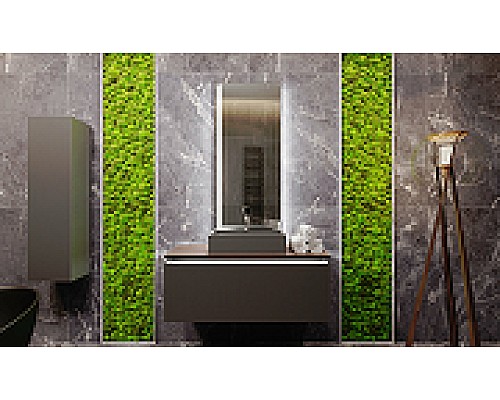 Зеркало Jorno Strong 57 Str.02.57/P/A с подсветкой с бесконтактным выключателем