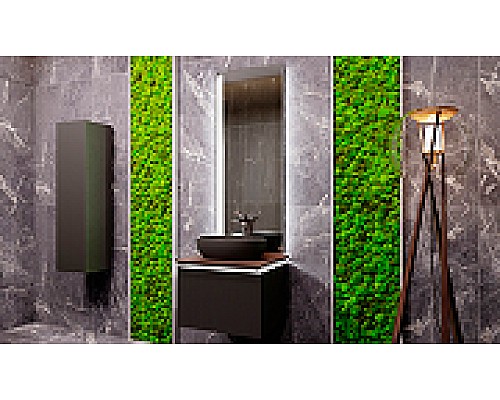 Зеркало Jorno Strong 57 Str.02.57/P/A с подсветкой с бесконтактным выключателем