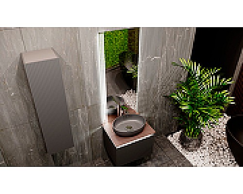 Зеркало Jorno Strong 57 Str.02.57/P/A с подсветкой с бесконтактным выключателем