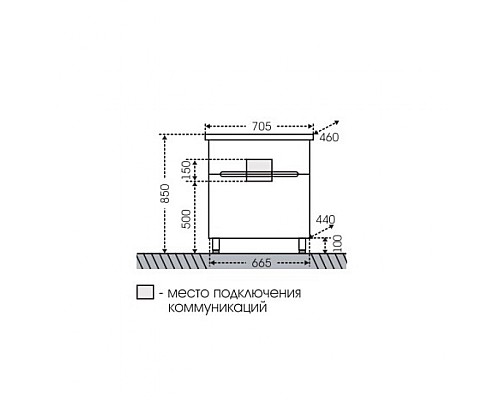 Тумба под раковину СанТа Лондон 70 2 ящика Белая