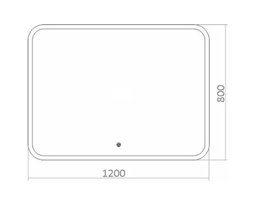 Зеркало Azario Стив 120 ФР-00002230 с подсветкой с сенсорным выключателем