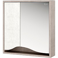Зеркальный шкаф Onika Брендон 60.00 206084 Камень светлый Бетон крем