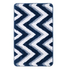 Коврик для ванной Fixsen River темно-синий 50х80. FX-5004M