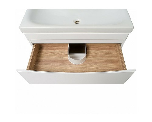 Тумба под раковину Runo Афина 80 00-00001170 Белая