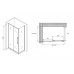 Душевой уголок Abber Schwarzer Diamant 100x100 Хром