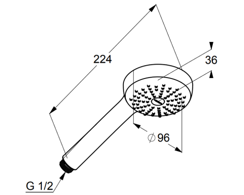 Ручной душ Kludi Logo 6810005-00 Хром