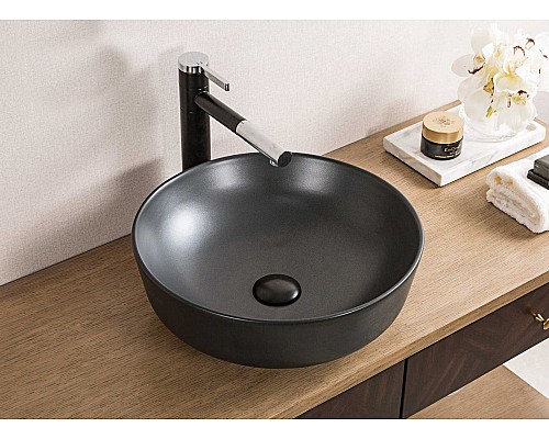 Черная матовая керамическая раковина Gid Nc911 52224