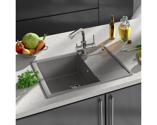 Кухонная мойка Lemark Imandra 640 9910019 Антрацит