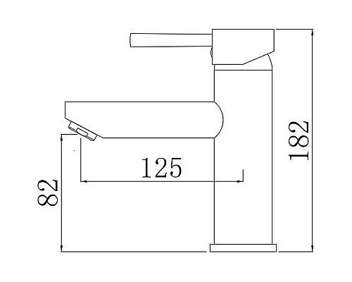Смеситель для раковины Comforty FC018A-CMT 00004149947 Черный