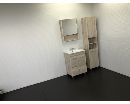 Тумба с раковиной Comforty Марио 60 00-00005206 Дуб дымчатый
