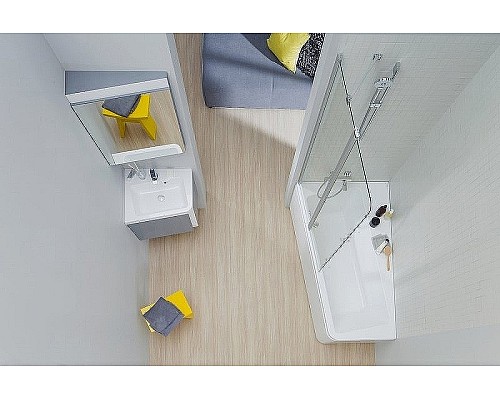 Зеркало Ravak 10° 55 L X000001071 угловое Серый глянец