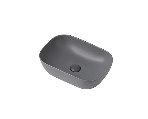 Раковина накладная ABBER Rechteck AC2200MG серая матовая
