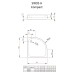 Акриловый поддон для душа Radaway Siros A Compact 80x80x17 белый