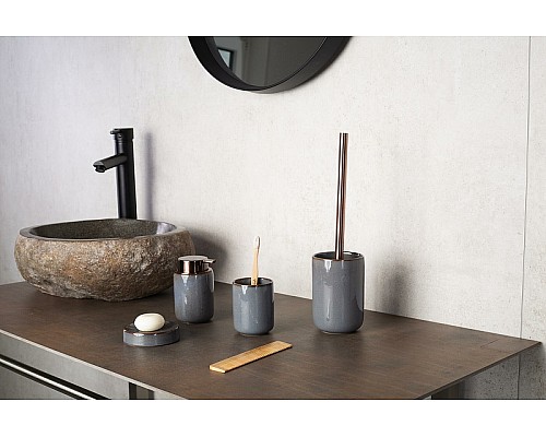 Стакан для зубных щеток Ridder Abby 2160137 Серый