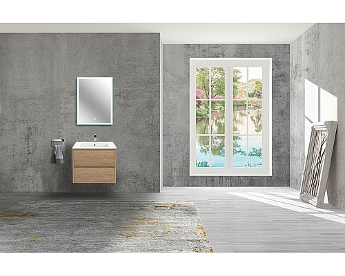 Тумба под раковину Vincea Gio 60 VMC-2G600NO подвесная N.Oak