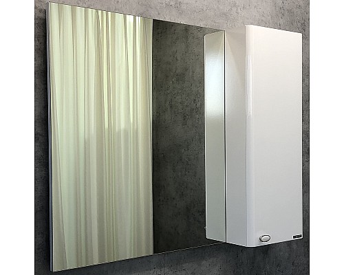 Зеркало со шкафом Comforty Неаполь 100 00004139023 Белое