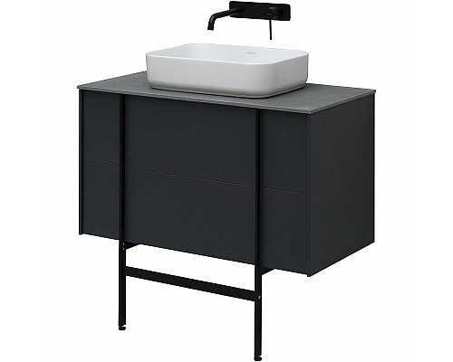 Тумба под раковину Allen Brau Reality 90 1.32006.AM подвесная Антрацит матовый