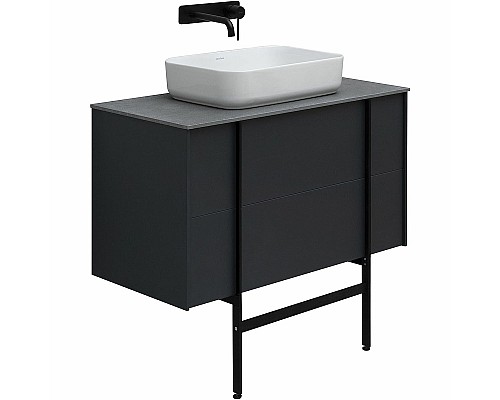Тумба под раковину Allen Brau Reality 90 1.32006.AM подвесная Антрацит матовый