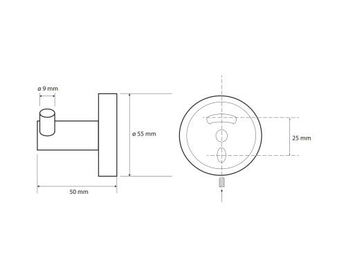 Двойной крючок Bemeta Sablo 160106032 Золото матовое