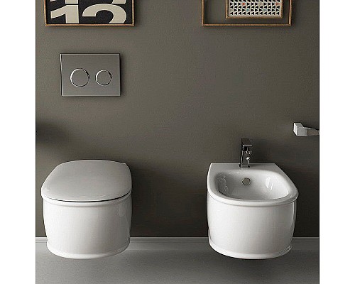 Унитаз Artceram Atelier ATV001 17 00 подвесной Черный матовый без сиденья