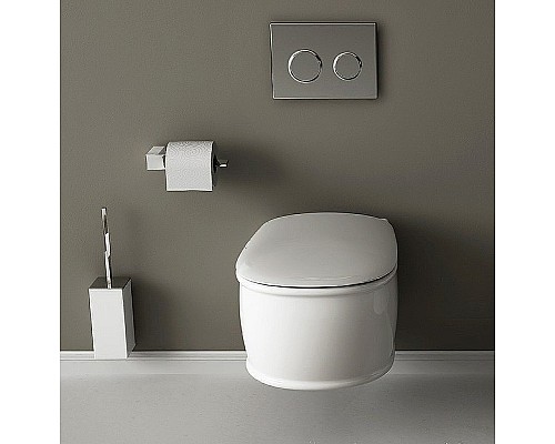 Унитаз Artceram Atelier ATV001 17 00 подвесной Черный матовый без сиденья