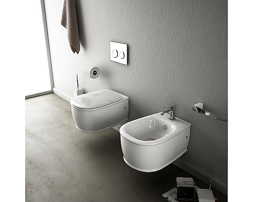 Унитаз Artceram Atelier ATV001 17 00 подвесной Черный матовый без сиденья