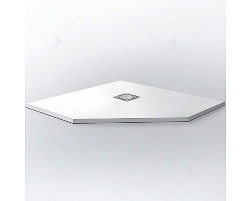 Душевой поддон из искусственного камня RGW Stone Tray ST/T-G 100х100 16155100-01 Белый
