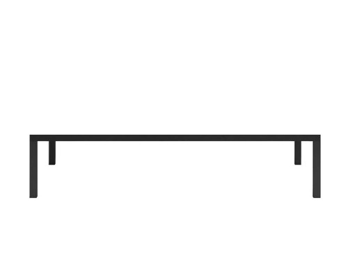 Ножка Kerama Marazzi ATOLLO 80 низкая металлическая, черная матовая