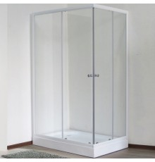 Душевой уголок Royal Bath HPD 100х80 RB 8100 HPD-T профиль Белый стекло прозрачное