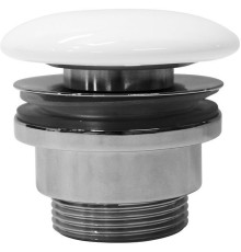 Донный клапан GSI PVC11 click-clack Белый