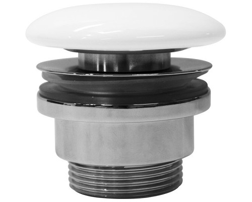 Донный клапан GSI PVC11 click-clack Белый