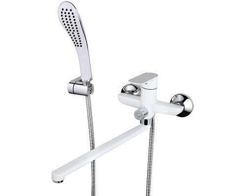 Смеситель для ванны Gappo G48 G2248 универсальный Белый Хром