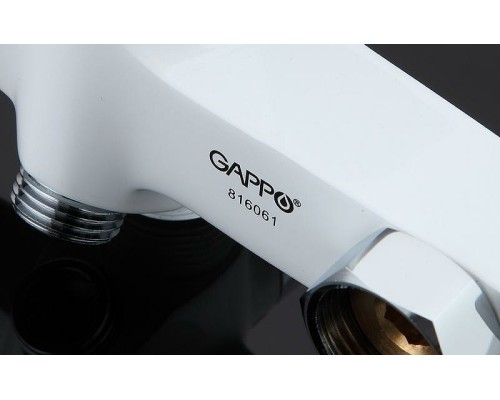 Смеситель для ванны Gappo G48 G2248 универсальный Белый Хром