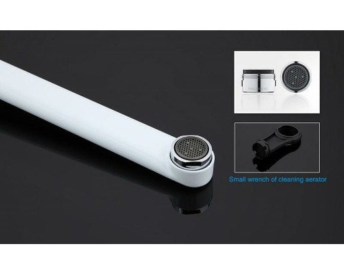 Смеситель для ванны Gappo G48 G2248 универсальный Белый Хром