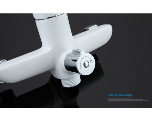 Смеситель для ванны Gappo G48 G2248 универсальный Белый Хром