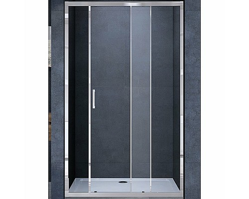 Душевая дверь Vincea Alpha 120 VDS-3AL120CL профиль Хром стекло прозрачное