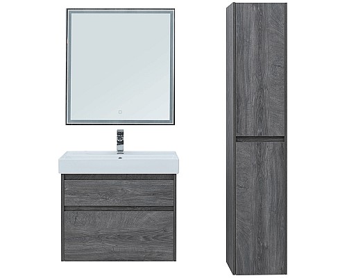 Тумба под раковину Aquanet Nova Lite 60 242577 подвесная Дуб рошелье