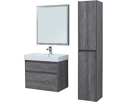 Тумба под раковину Aquanet Nova Lite 60 242577 подвесная Дуб рошелье