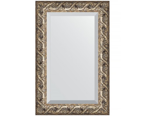 Зеркало Evoform Exclusive 86х56 BY 1239 с фацетом в багетной раме - Фреска 84 мм