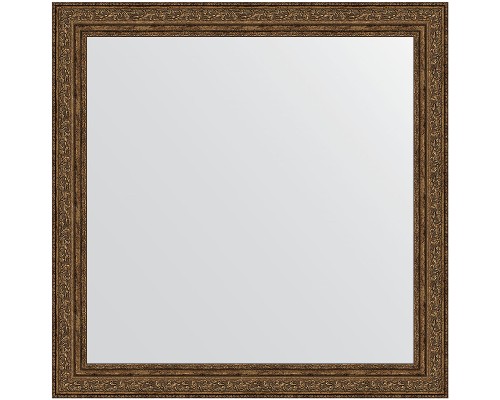 Зеркало Evoform Definite 64х64 BY 3137 в багетной раме - Виньетка состаренная бронза 56 мм
