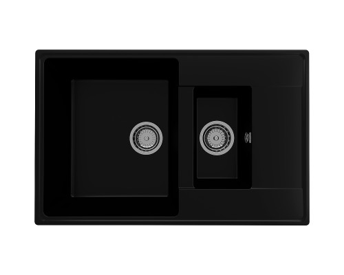 Кухонная мойка Ulgran Quartz Prima 780 1,5 K-07 Уголь